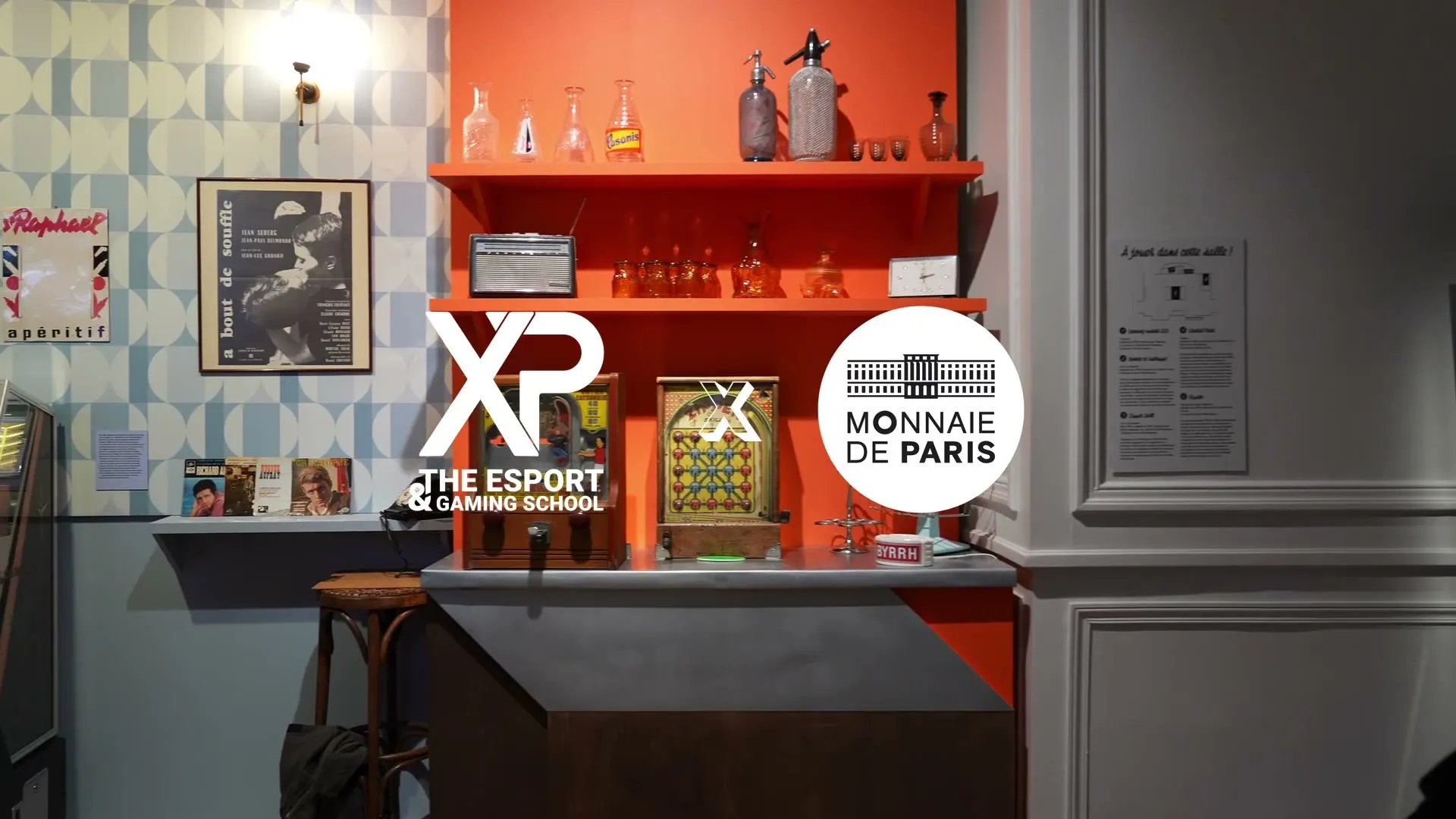 Monnaie de Paris x XP : voyage à travers l’histoire des jeux vidéo, vidéo réalisée par Clément Boucaux (BCX)