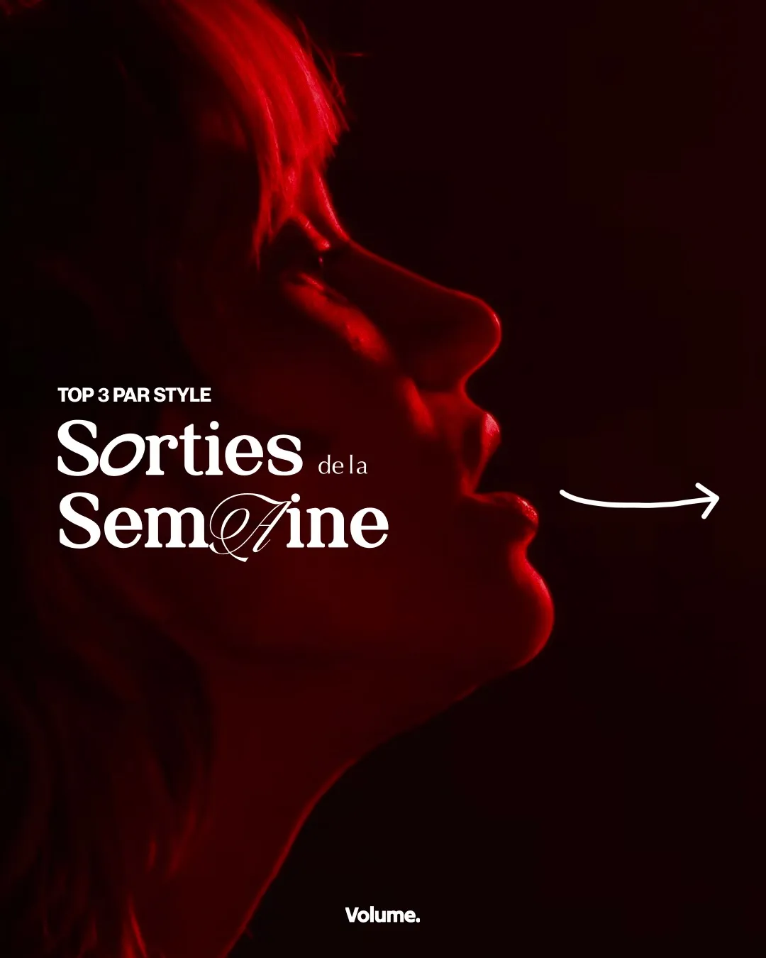 Visuel du Top 3 par style des sorties de la semaine, en couverture Angèle, « Dis-le »