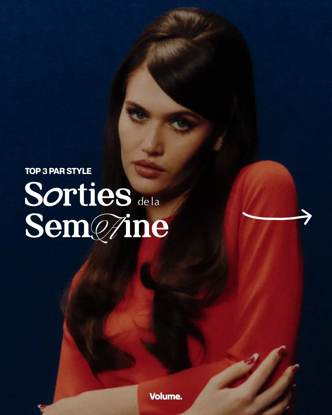 Visuel du Top 3 par style des sorties de la semaine, en couverture Sienna Spiro